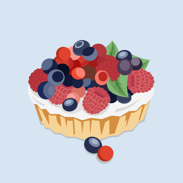 Tasty Berry Pie - Вектор, зображення