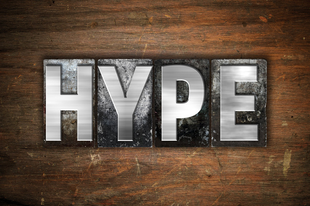 Hype Concept Metal Letterpress Tipo
 - Foto, immagini