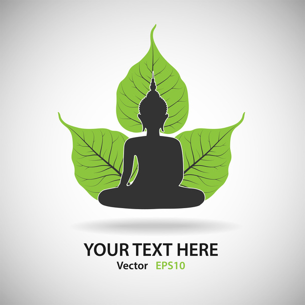 Buda con tres Bodhi - Vector
 - Vector, Imagen