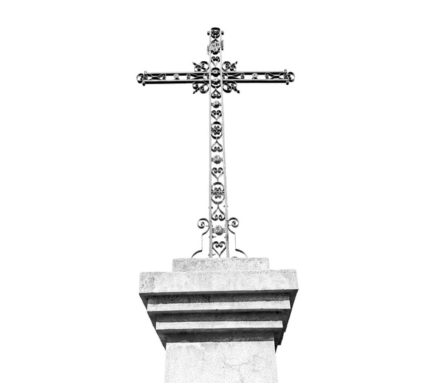  katholisch abstraktes heiliges kreuz in italien europa und der himmel - Foto, Bild