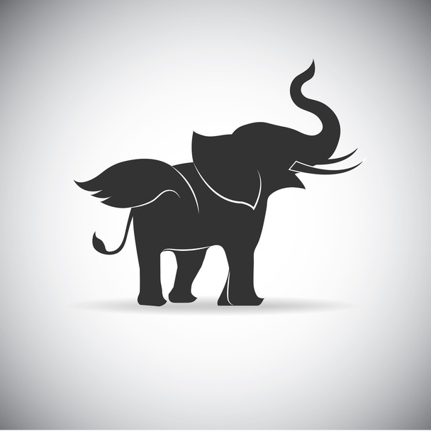 Silhouette Wings Elephant - Vector EPS 10 - Vector, Image