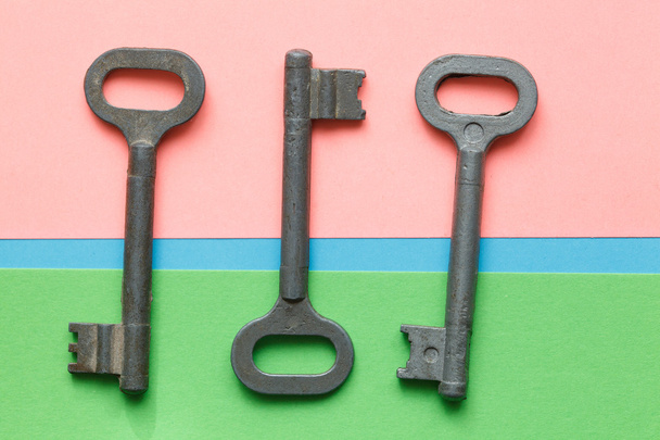 Symmetrically arranged keys - Photo, Image