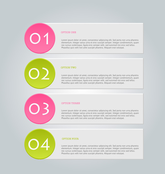 Business infographics template for presentation, education, web design, banners, brochures, flyers. - Vector, Image