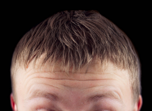 männliche Stirn - Foto, Bild
