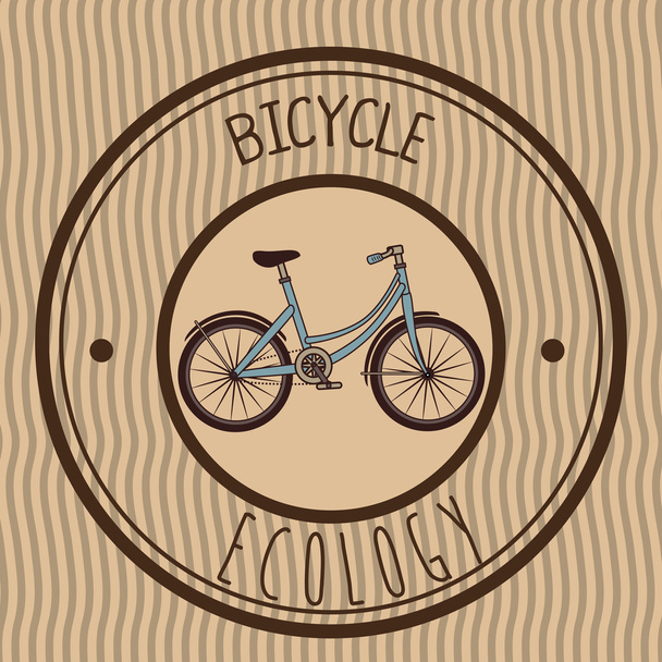 Base rijden een fiets grafisch ontwerp - Vector, afbeelding