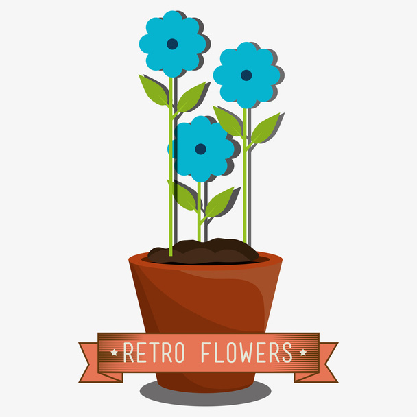 Flowers graphic design - Vector, Image