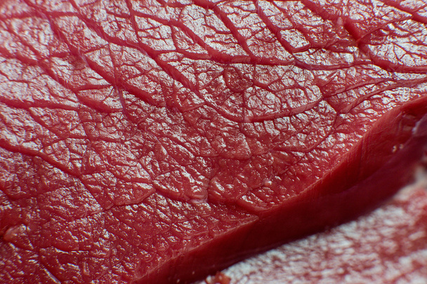 fresh beef piece in closeup - Photo, Image