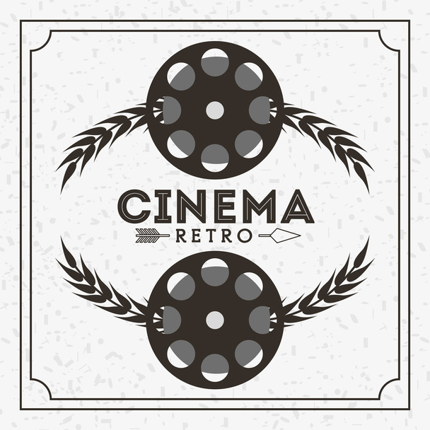 cinema entertainment design - Vector, Image