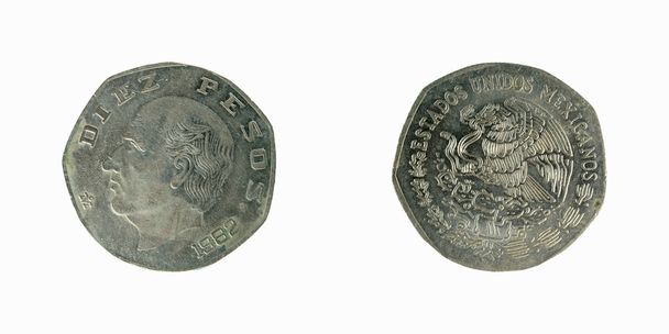 Monety Meksyk Peso - Zdjęcie, obraz