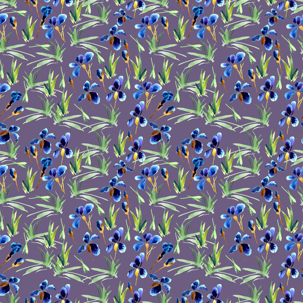Floral pattern with flowers - Foto, Bild