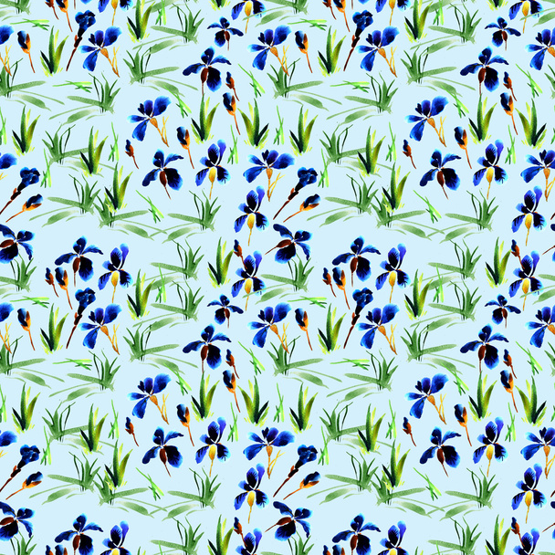 Floral pattern with flowers - Fotó, kép