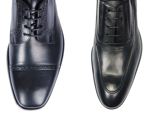 Выбор мужской обуви изолированы на белом
 - Фото, изображение