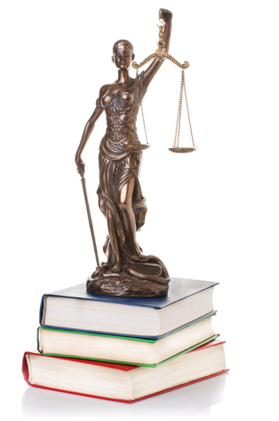 Statua della giustizia isolata
 - Foto, immagini