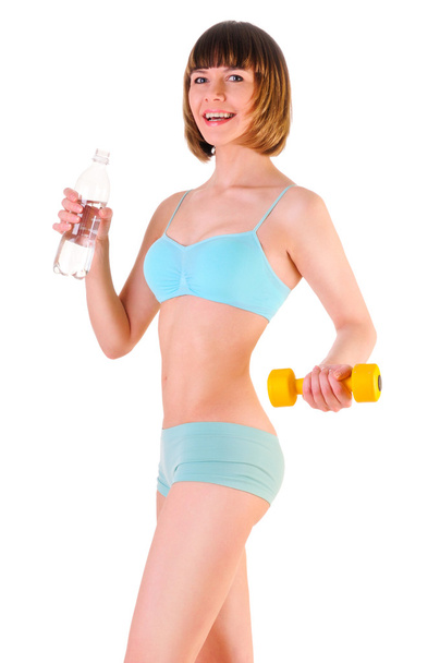 Fitness and clean water - Foto, imagen