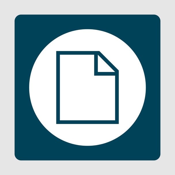 Archivo icono azul en el fondo de estilo botón
 - Vector, imagen