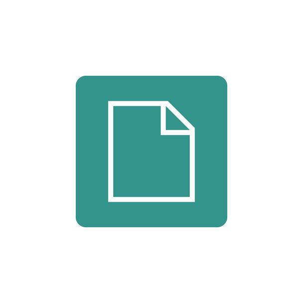 Icono de archivo en fondo de estilo botón
 - Vector, imagen
