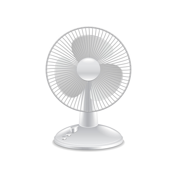 Fan isolated on white vector - Vector, Image