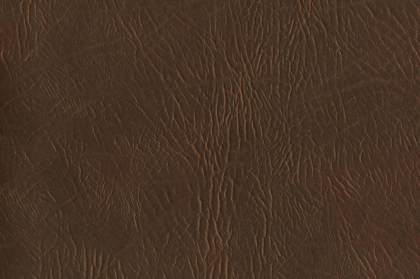 texture de cuir marron comme fond - Photo, image