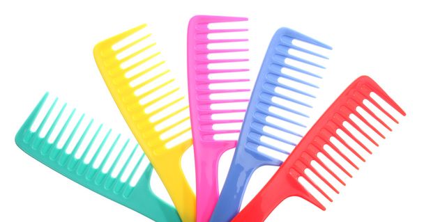 Lovely colorful combs macro - Photo, Image