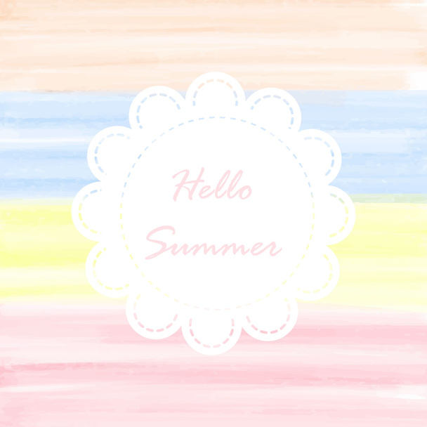 Light soft pink yellow blue orange love pastel background in val - Vector, afbeelding