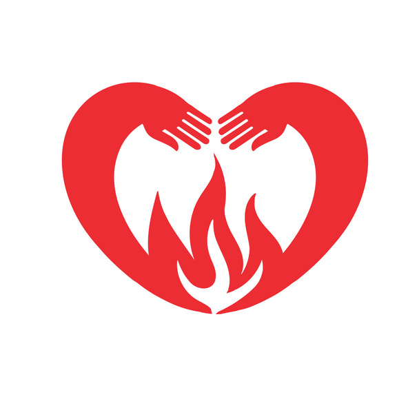 icon of the heart.  - Vector, Image