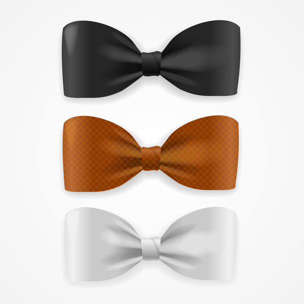 Colorful Bow Tie Set. Vector - Vettoriali, immagini