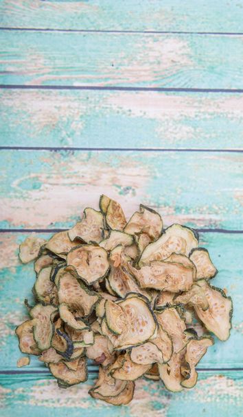 Dried zucchini or courgette - Photo, Image