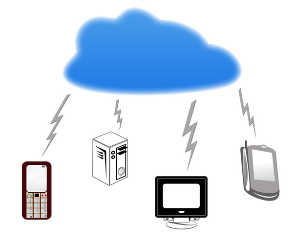Összekötő Cloud Computing - Fotó, kép