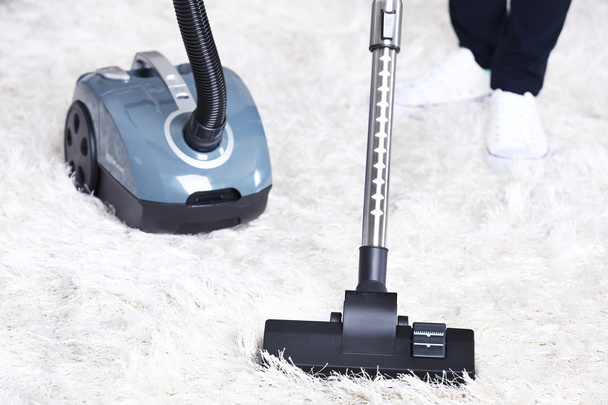 Cleaning concept - vacuum cleaner  - Φωτογραφία, εικόνα