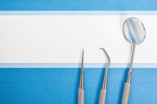 Dental tools and dental care concept - Photo, Image