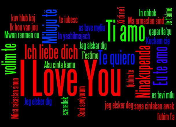 I love you, in different languages 7 - Photo, Image