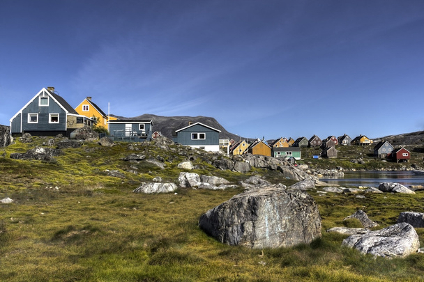 town in greenland - Photo, Image