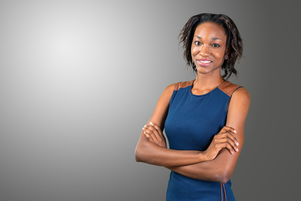 beautiful African American businesswoman - Foto, Imagem