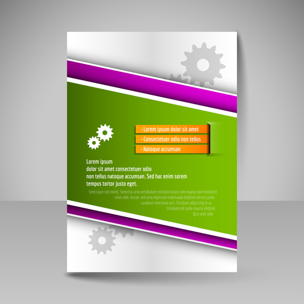 Plantilla de vector editable de folleto para revista de folleto de negocios
 - Vector, Imagen
