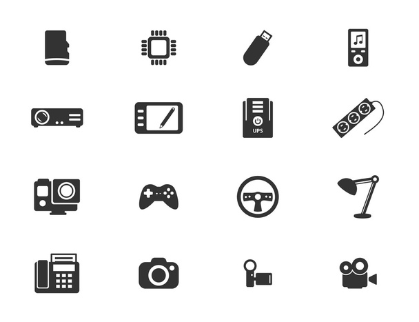 Dispositivi semplicemente icone
 - Vettoriali, immagini