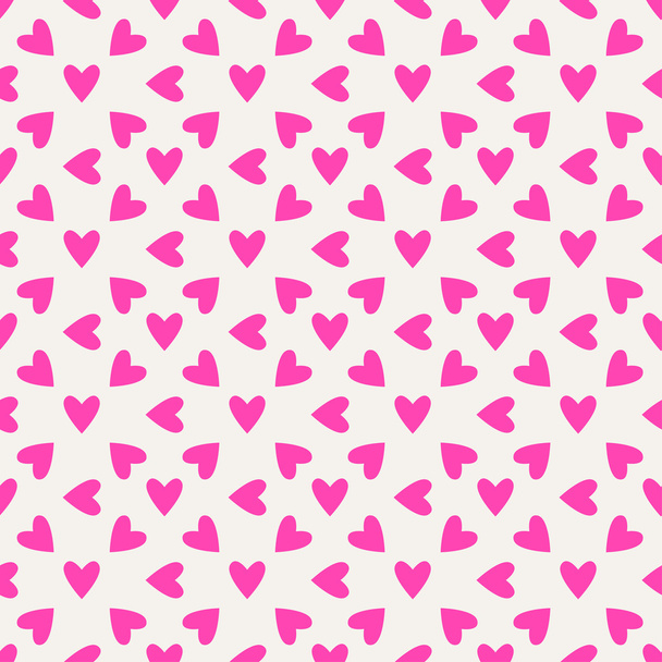 Seamless hearts pattern - Vector, imagen