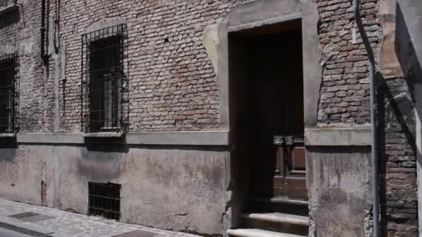 Oude gebouwen in Mantova, Italië - Video