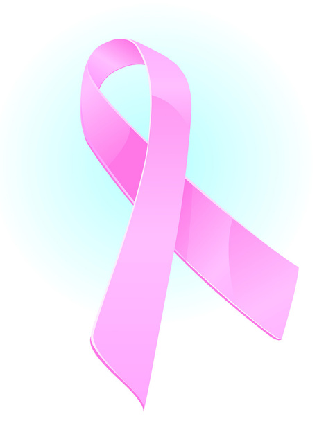 Cinta de conocimiento del cáncer de mama - Vector, imagen