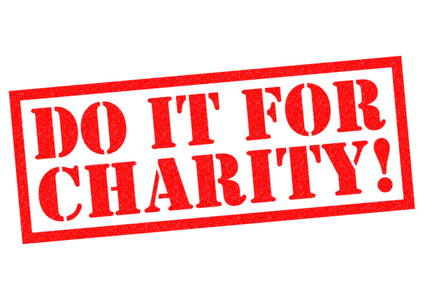 DO IT FOR CHARITY! Rubber Stamp - Photo, Image