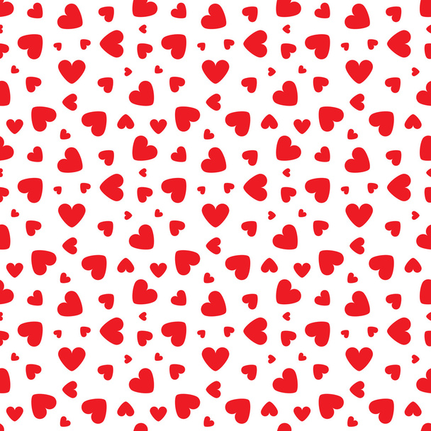 Valentine Heart Seamless Pattern - Vektor, Bild