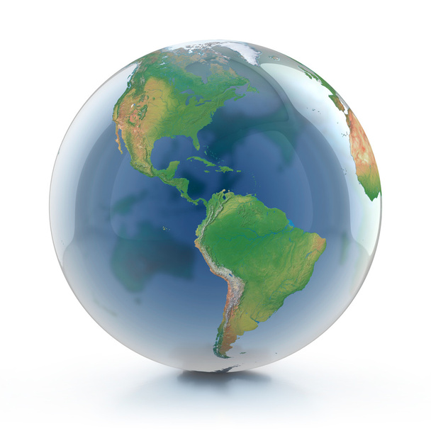 transparenter Globus - Foto, Bild