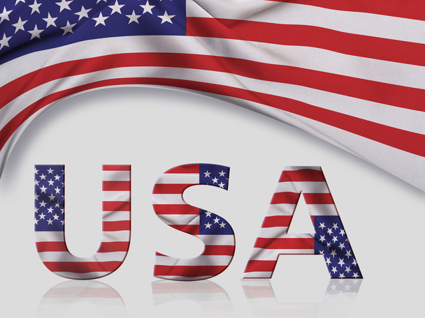 USA achtergrond met de landnaam - Foto, afbeelding