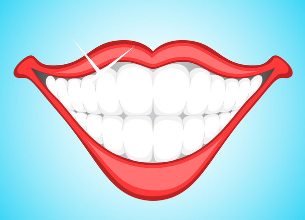 Smiling Teeth Clip Art - Vector, Imagen
