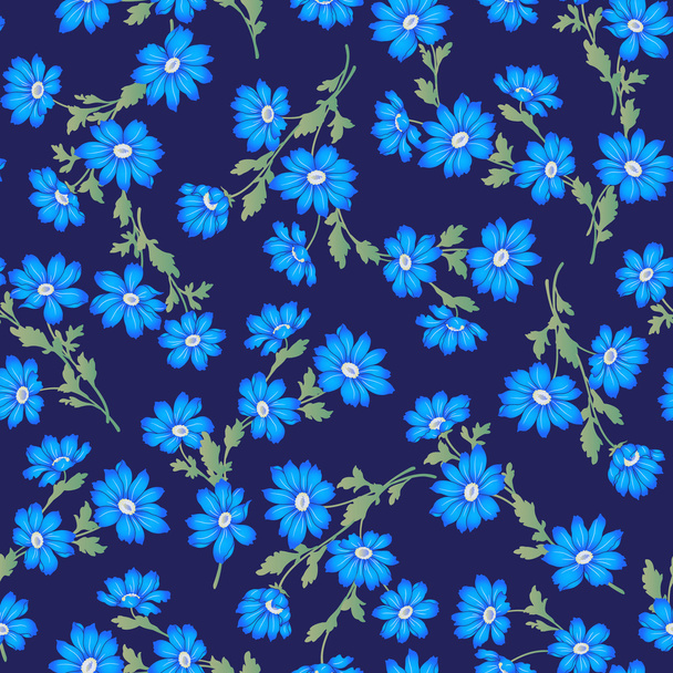 Flower illustration pattern - Wektor, obraz