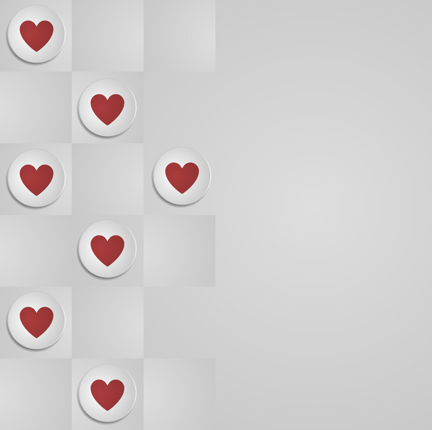 Background abstract with hearts - Vecteur, image