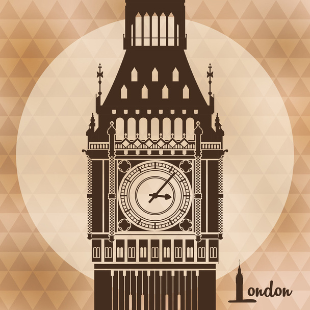 London icon design - Vector, Image
