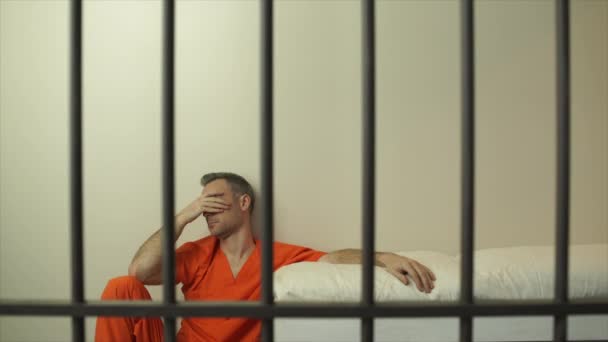 Widok z więzień w więzieniu - Materiał filmowy, wideo