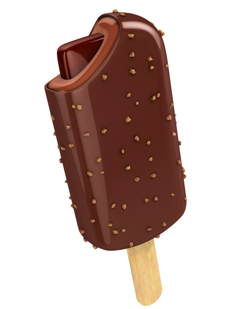 Chocolate ice cream bar on a stick - Valokuva, kuva