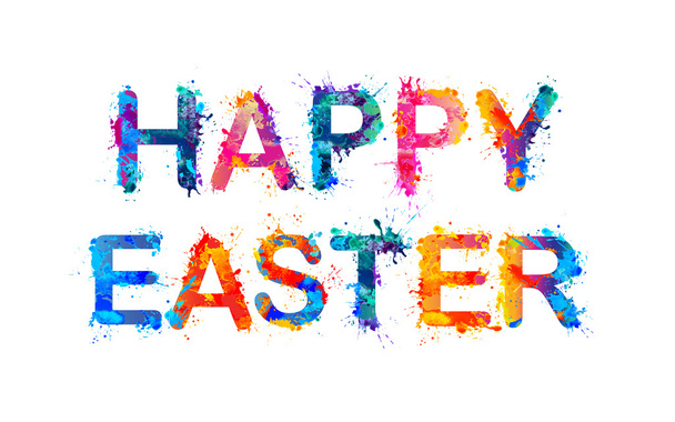 Happy Easter card - Vecteur, image