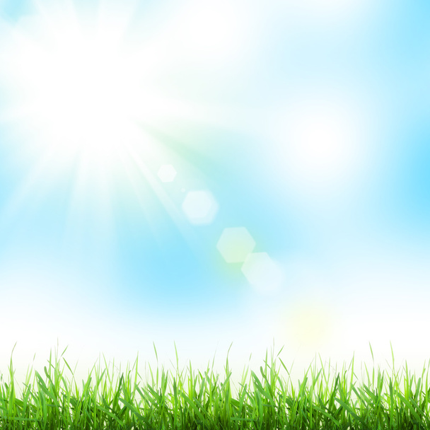 Absztrakt napsütéses tavaszi - Fotó, kép